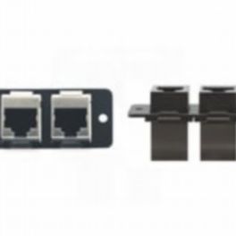 Kramer - Signal Management W4545 (B) Wall Plate Insert Dual RJ-45 - Black